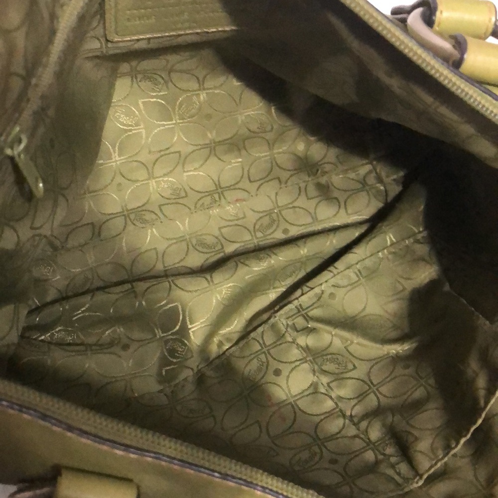 **MINT** Fossil Olive Green Leather Shoulder Bag - Picture 11 of 12